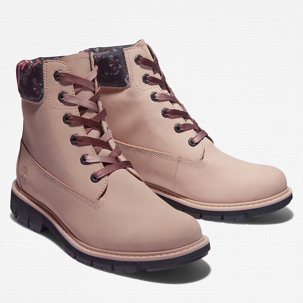 Dámské Zimní Boty Timberland Lucia Way 6 Inch Světle Růžové | TI51326-346