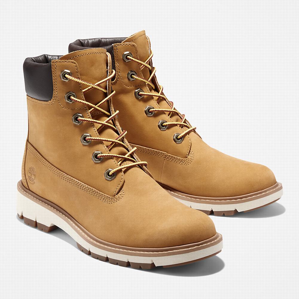 Dámské Zimní Boty Timberland Lucia Way 6 Inch Žluté | TI83465-150