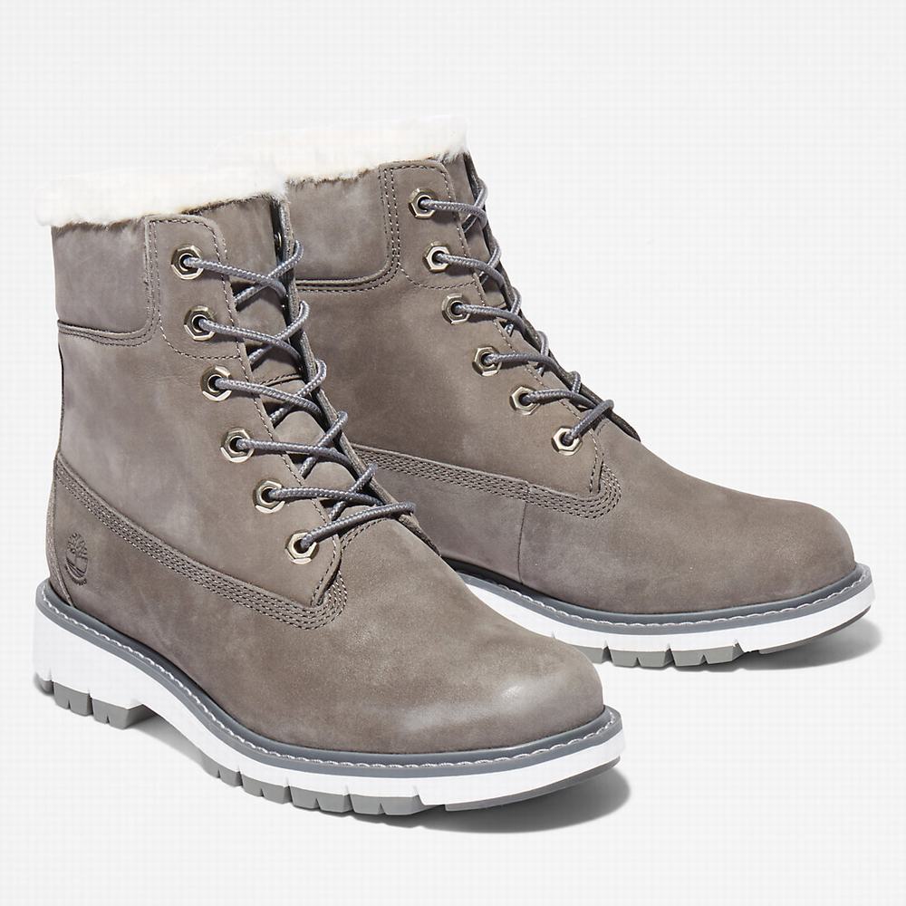 Dámské Zimní Boty Timberland Lucia Way Podšité Šedé | TI27409-875