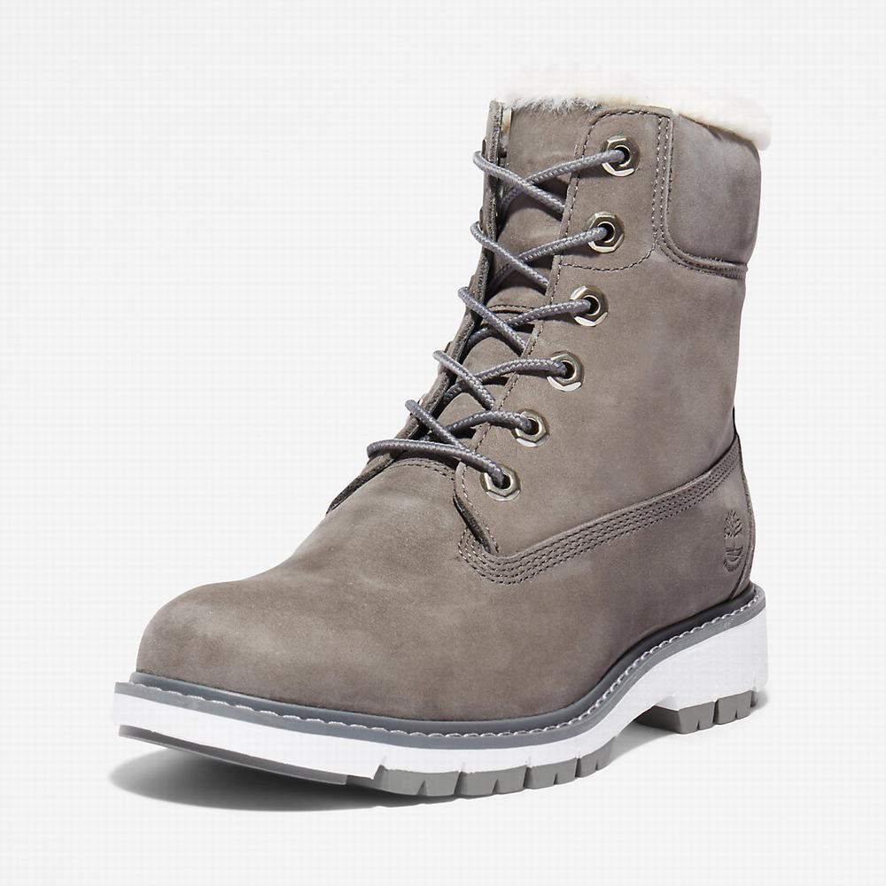 Dámské Zimní Boty Timberland Lucia Way Podšité Šedé | TI27409-875