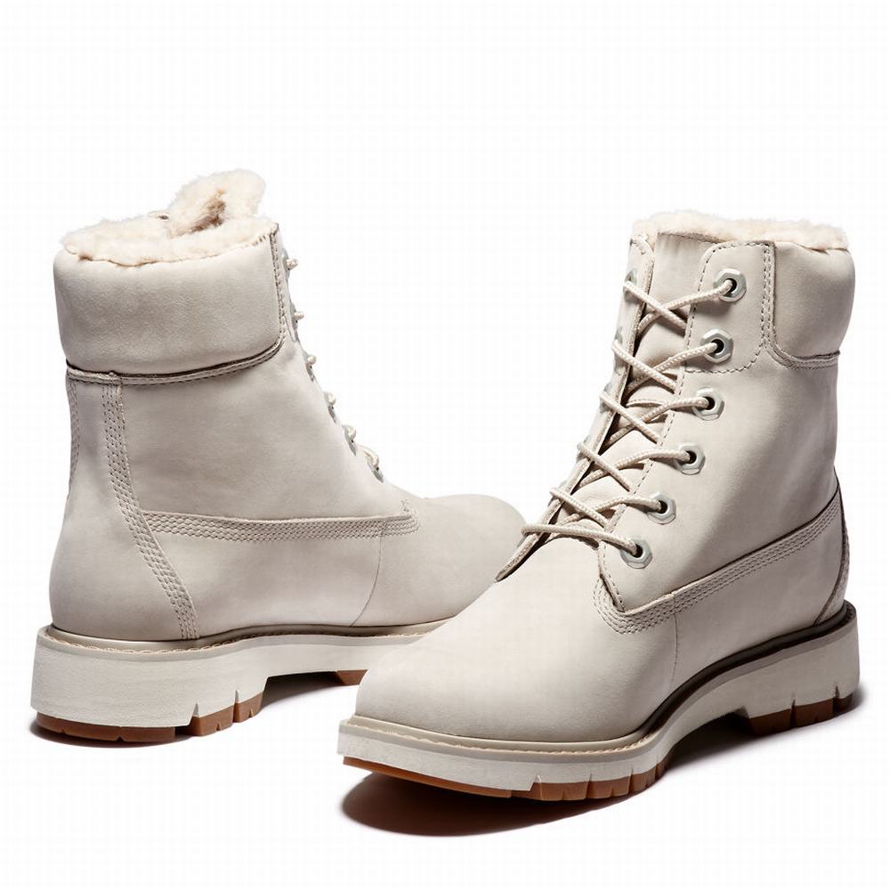 Dámské Zimní Boty Timberland Lucia Way Podšité Světle Šedé | TI60978-984
