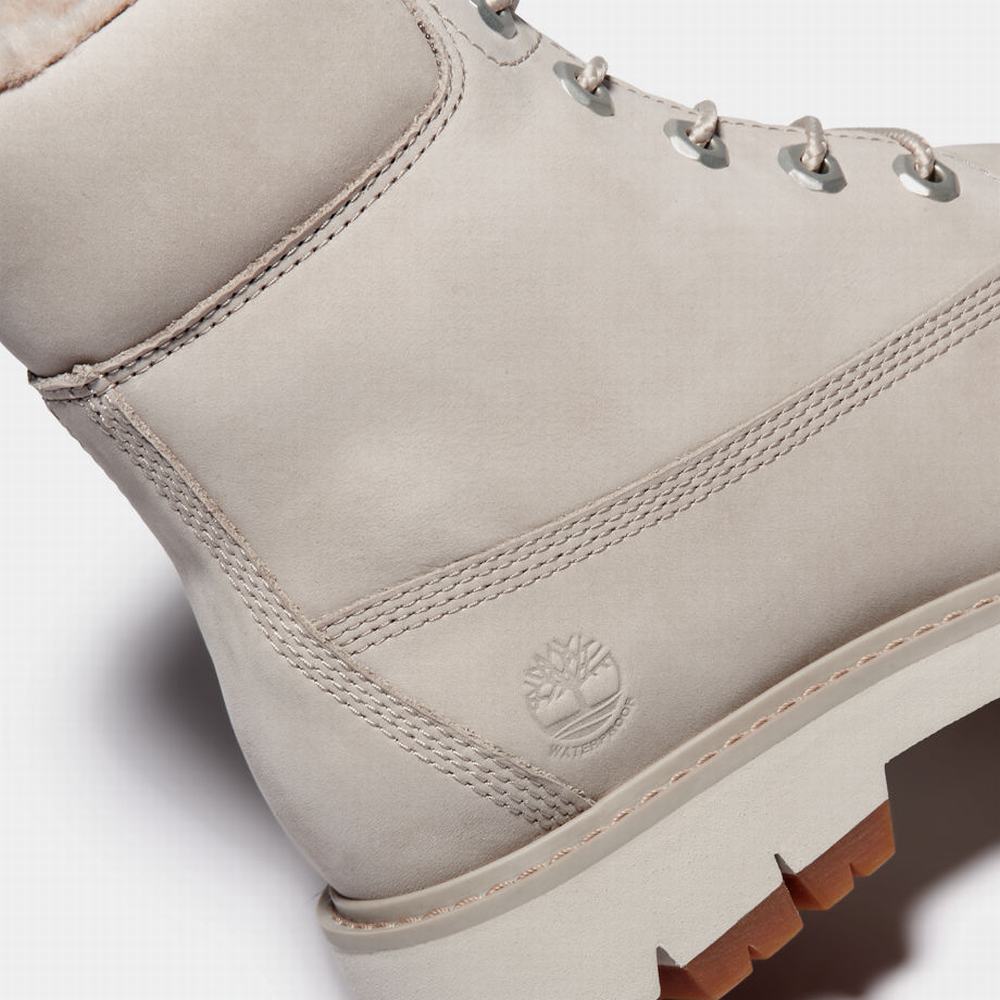 Dámské Zimní Boty Timberland Lucia Way Podšité Světle Šedé | TI60978-984