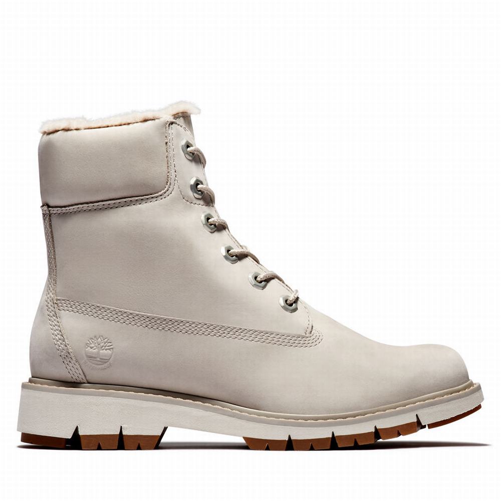 Dámské Zimní Boty Timberland Lucia Way Podšité Světle Šedé | TI60978-984
