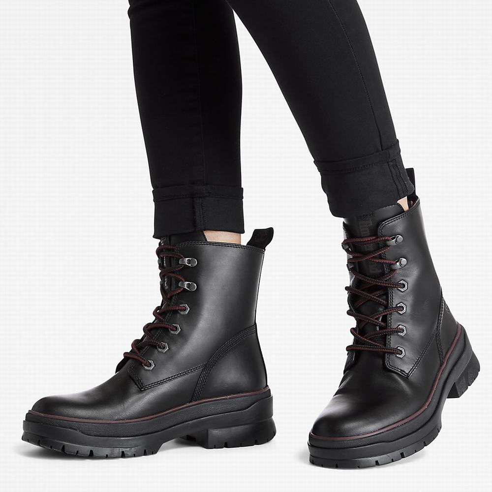 Dámské Zimní Boty Timberland Malynn EK+ Mid Lace-Up Černé | TI48135-320