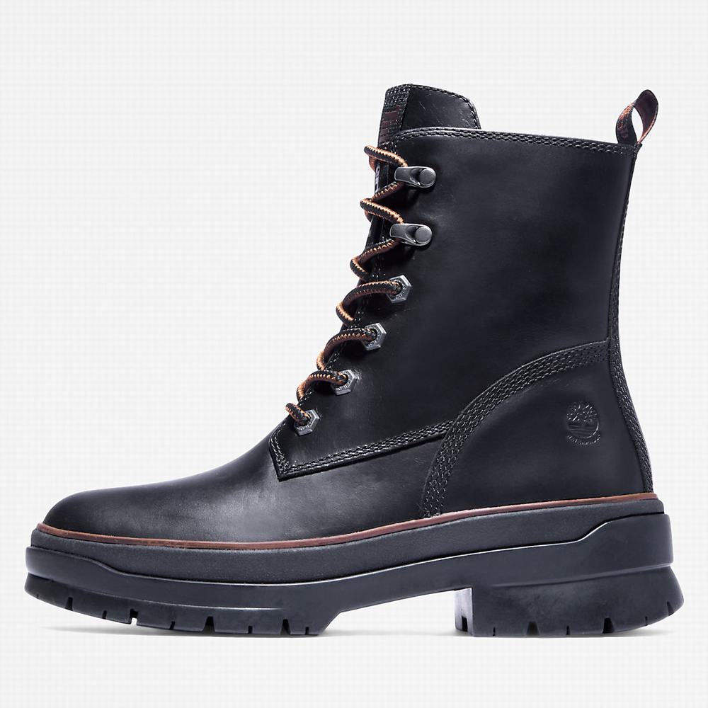 Dámské Zimní Boty Timberland Malynn EK+ Mid Lace-Up Černé | TI48135-320