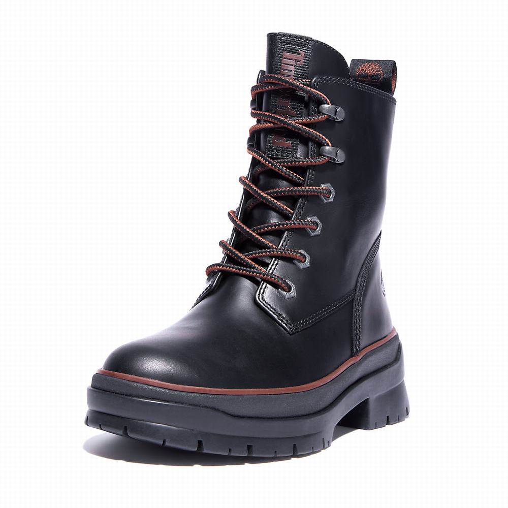 Dámské Zimní Boty Timberland Malynn EK+ Mid Lace-Up Černé | TI48135-320