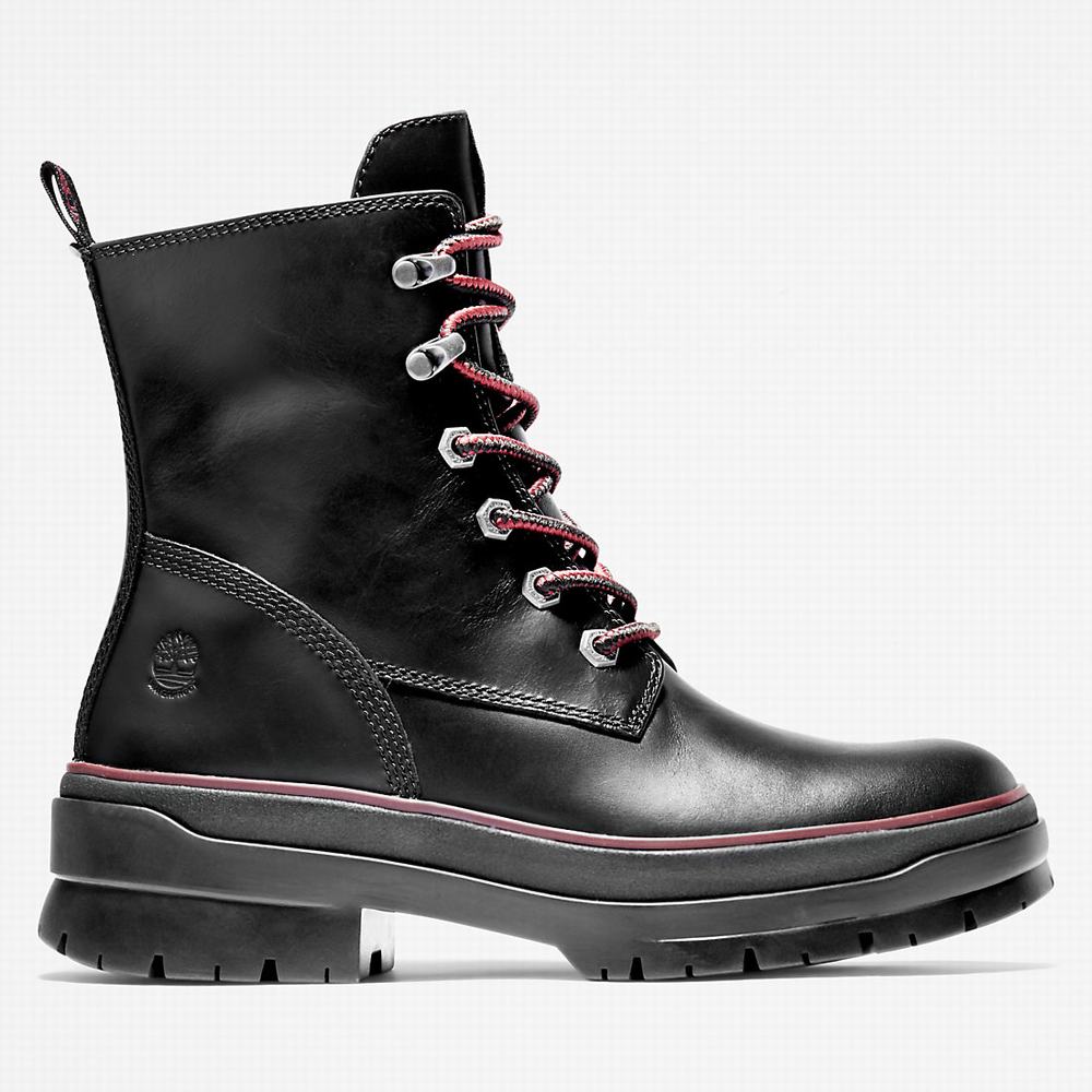 Dámské Zimní Boty Timberland Malynn EK+ Mid Lace-Up Černé | TI48135-320