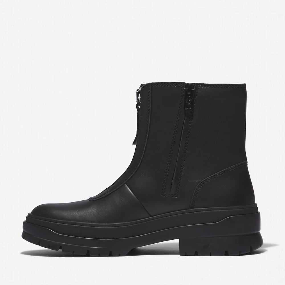 Dámské Zimní Boty Timberland Malynn Front-zip Černé | TI12738-027