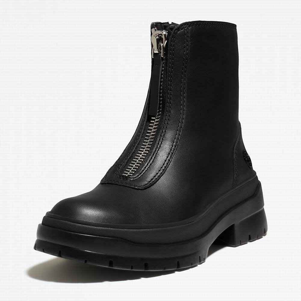 Dámské Zimní Boty Timberland Malynn Front-zip Černé | TI12738-027