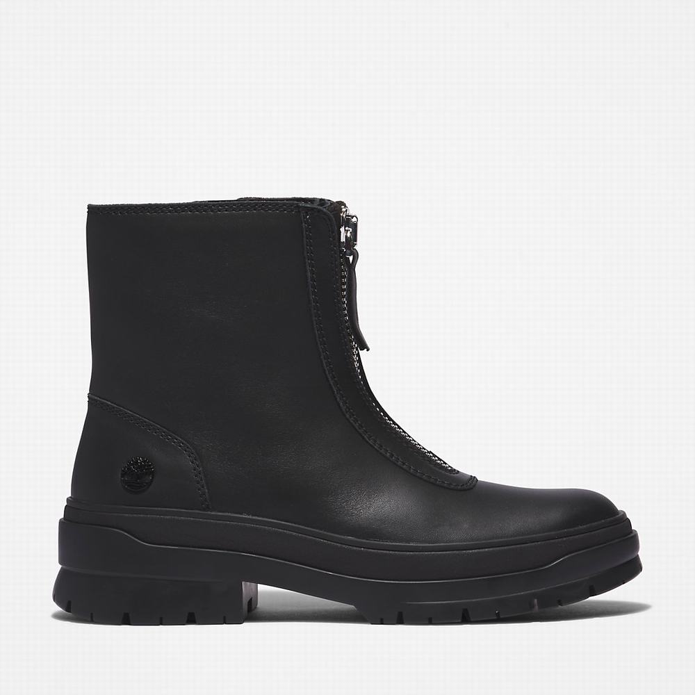 Dámské Zimní Boty Timberland Malynn Front-zip Černé | TI12738-027