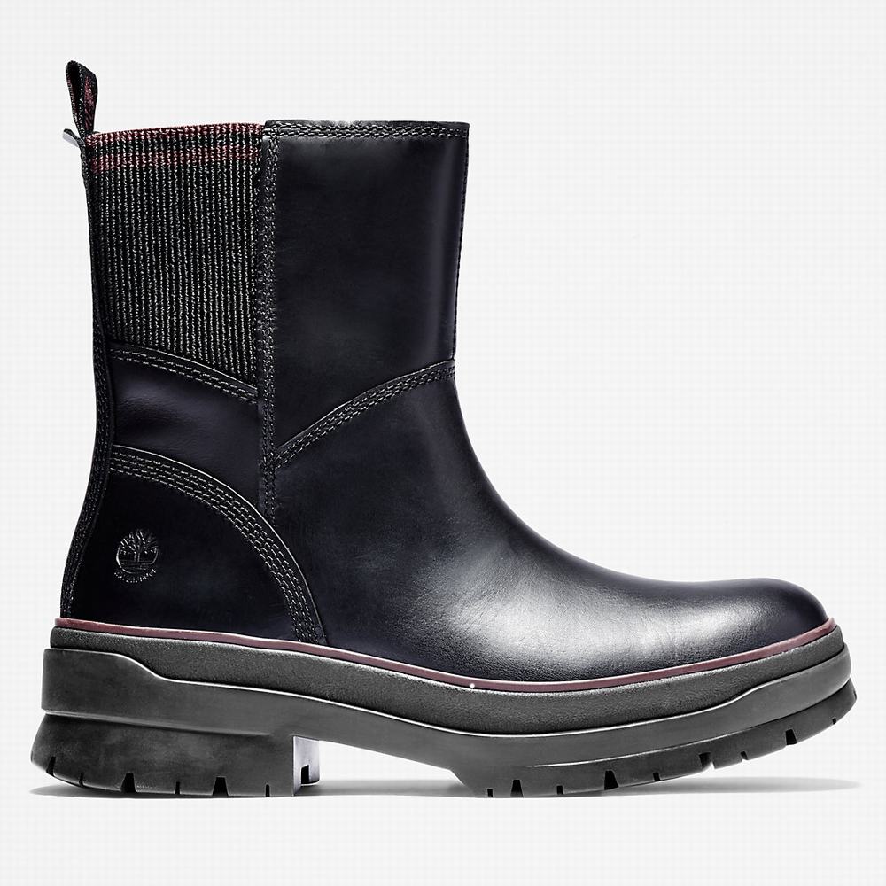 Dámské Zimní Boty Timberland Malynn Side-zip Černé | TI16795-921