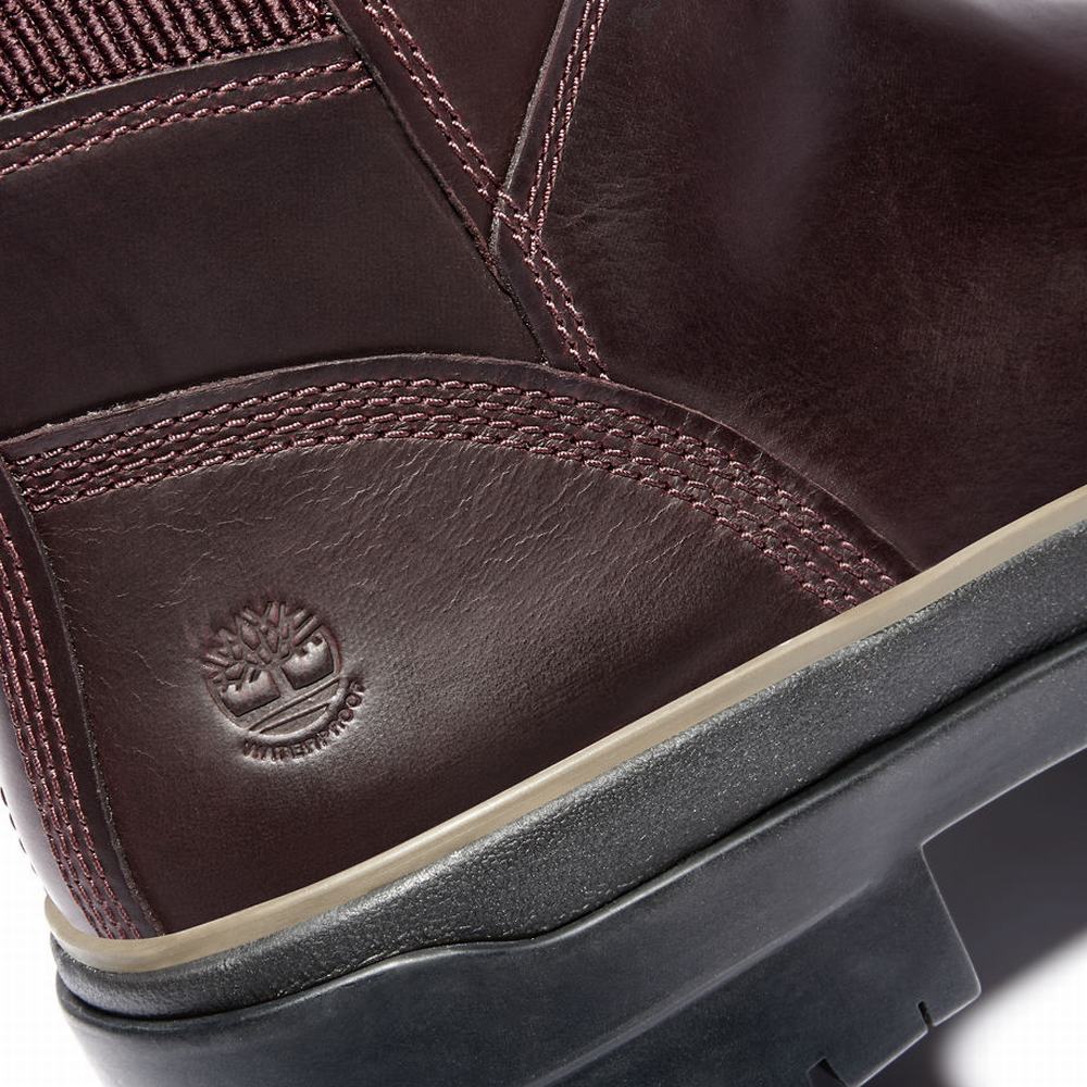 Dámské Zimní Boty Timberland Malynn Side-zip Vínové | TI87914-948