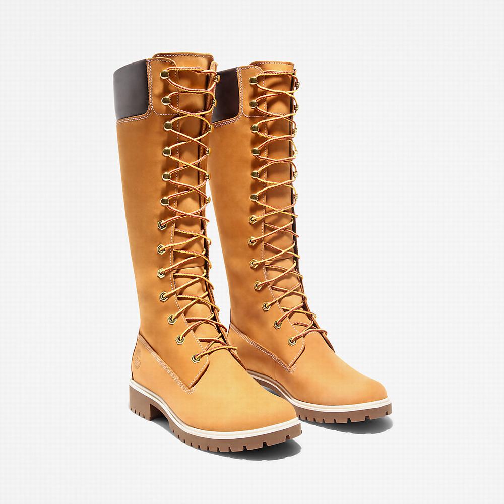 Dámské Zimní Boty Timberland Premium14 Inch Žluté | TI70496-810