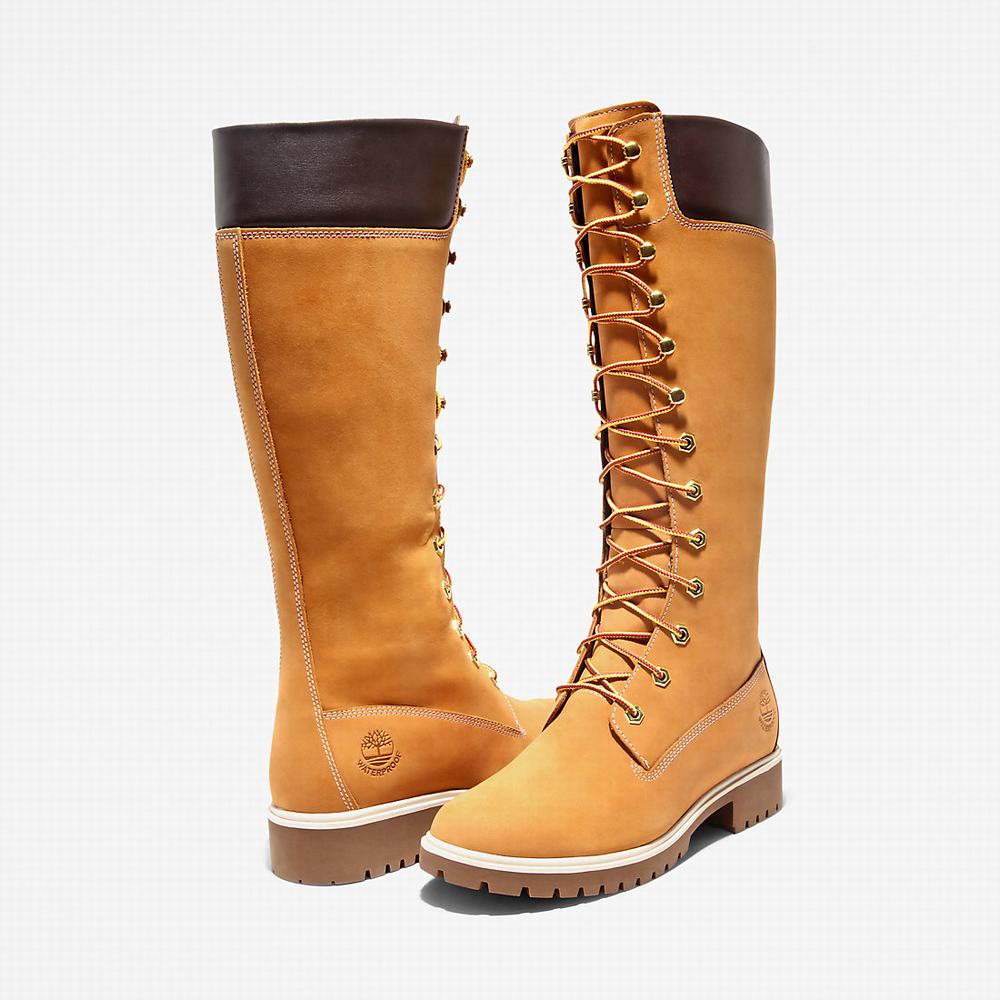 Dámské Zimní Boty Timberland Premium14 Inch Žluté | TI70496-810