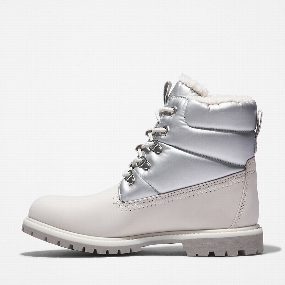 Dámské Zimní Boty Timberland Premium 6 Inch Puffer Bílé | TI05482-815
