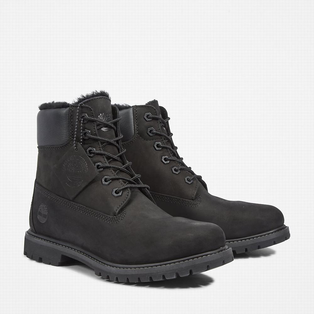 Dámské Zimní Boty Timberland Premium 6 Inch Černé | TI14258-183