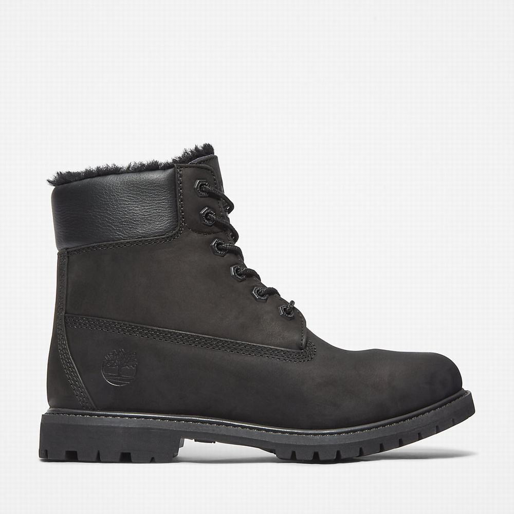 Dámské Zimní Boty Timberland Premium 6 Inch Černé | TI14258-183