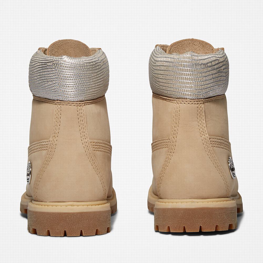 Dámské Zimní Boty Timberland Premium 6 Inch Béžový | TI14672-158