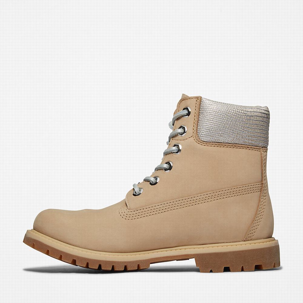 Dámské Zimní Boty Timberland Premium 6 Inch Béžový | TI14672-158