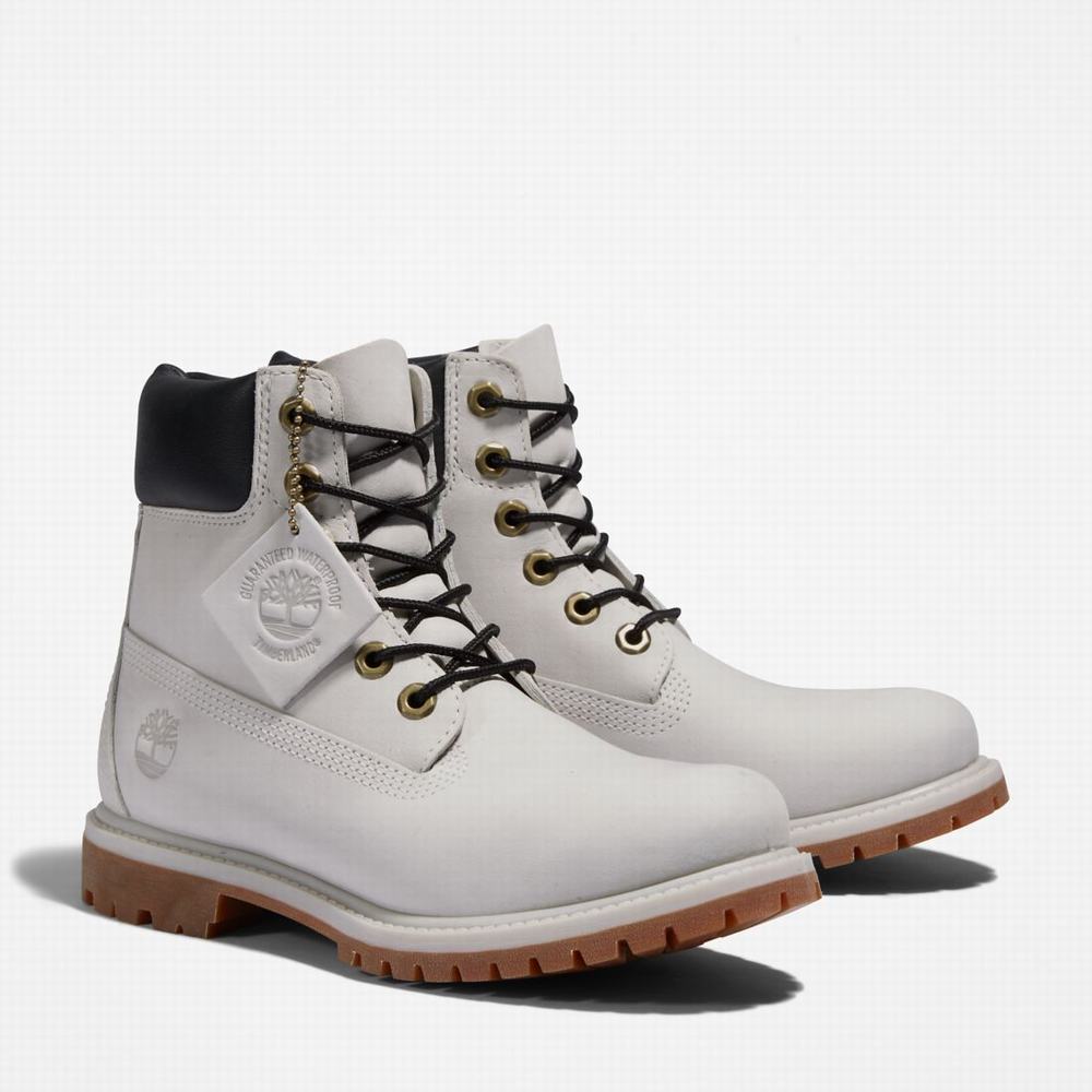 Dámské Zimní Boty Timberland Premium 6-Inch Waterproof Světle Šedé | TI53971-246