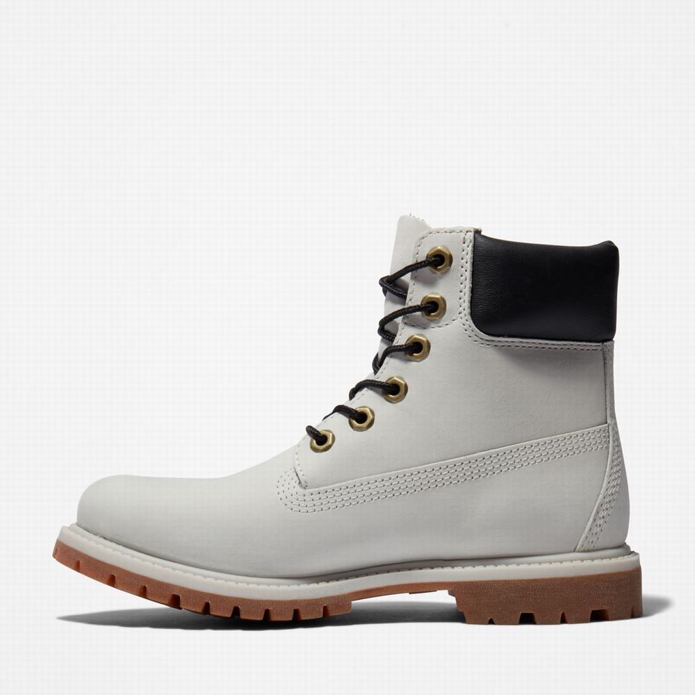 Dámské Zimní Boty Timberland Premium 6-Inch Waterproof Světle Šedé | TI53971-246