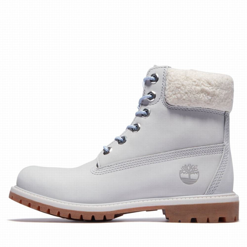 Dámské Zimní Boty Timberland Premium 6-Inch Waterproof Šedé | TI86470-136