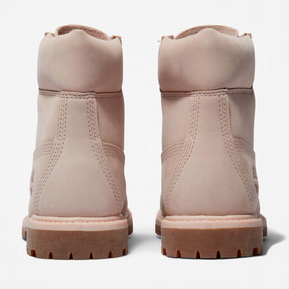 Dámské Zimní Boty Timberland Premium 6-Inch Waterproof Světle Růžové | TI94605-819