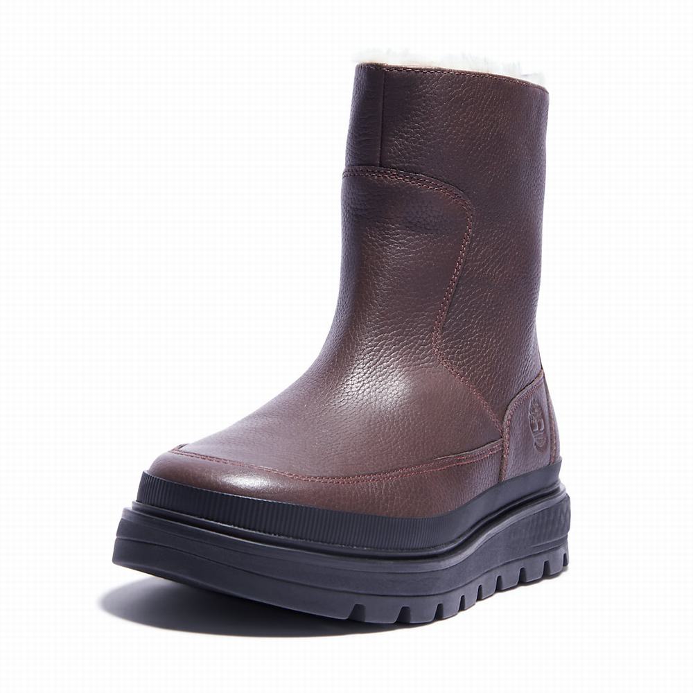 Dámské Zimní Boty Timberland Ray City Warm-lined Tmavě Hnědé | TI16042-971
