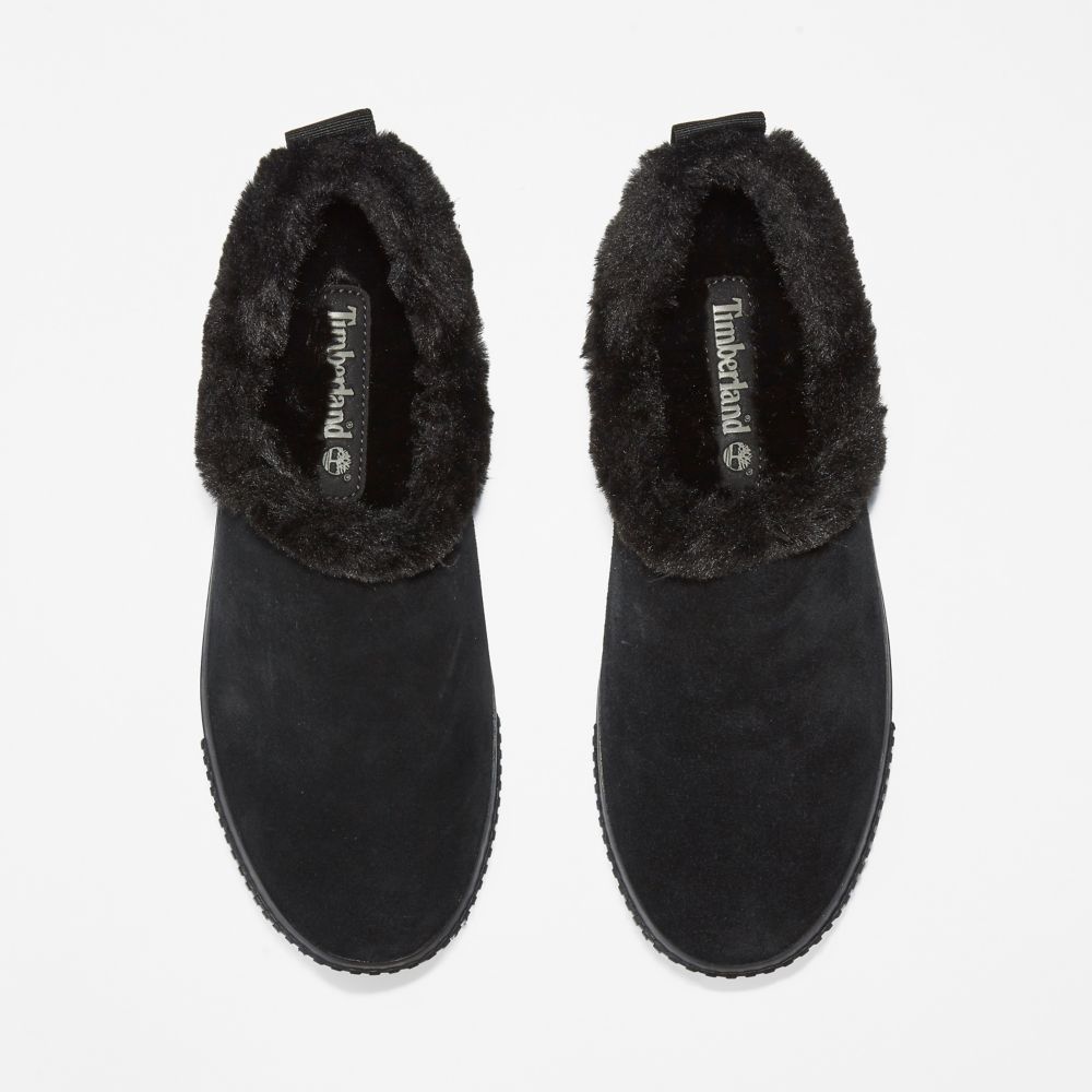 Dámské Zimní Boty Timberland Skyla Bay Warm-Podšité Slip-Ons Černé | TI05374-361
