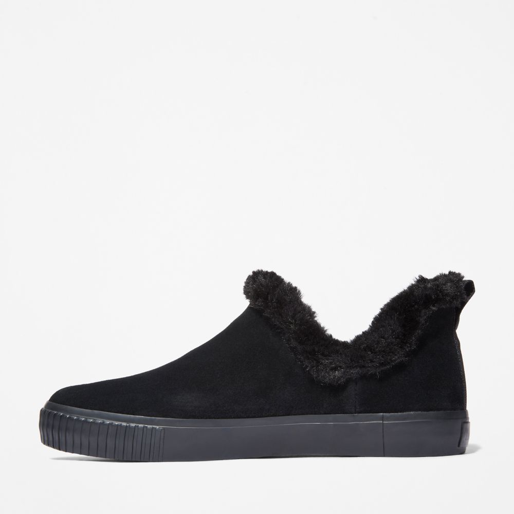 Dámské Zimní Boty Timberland Skyla Bay Warm-Podšité Slip-Ons Černé | TI05374-361