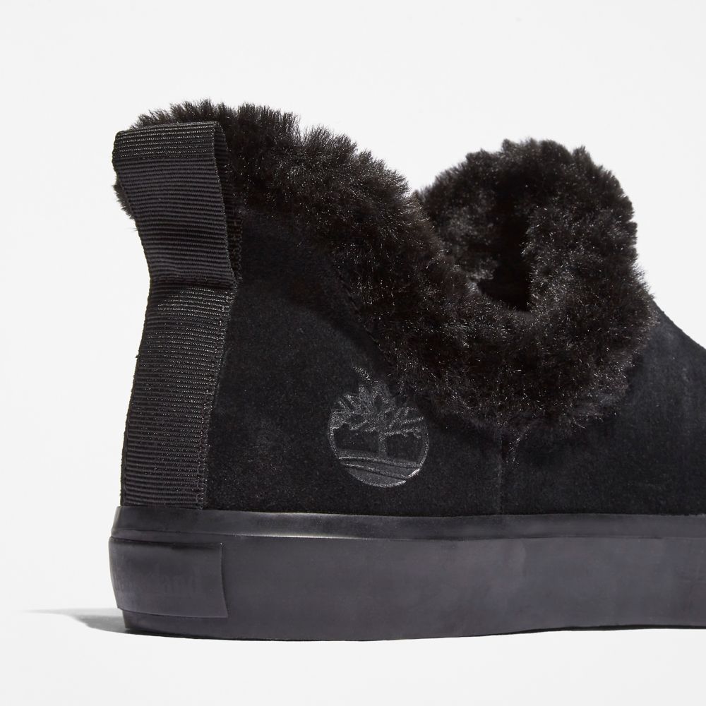 Dámské Zimní Boty Timberland Skyla Bay Warm-Podšité Slip-Ons Černé | TI05374-361