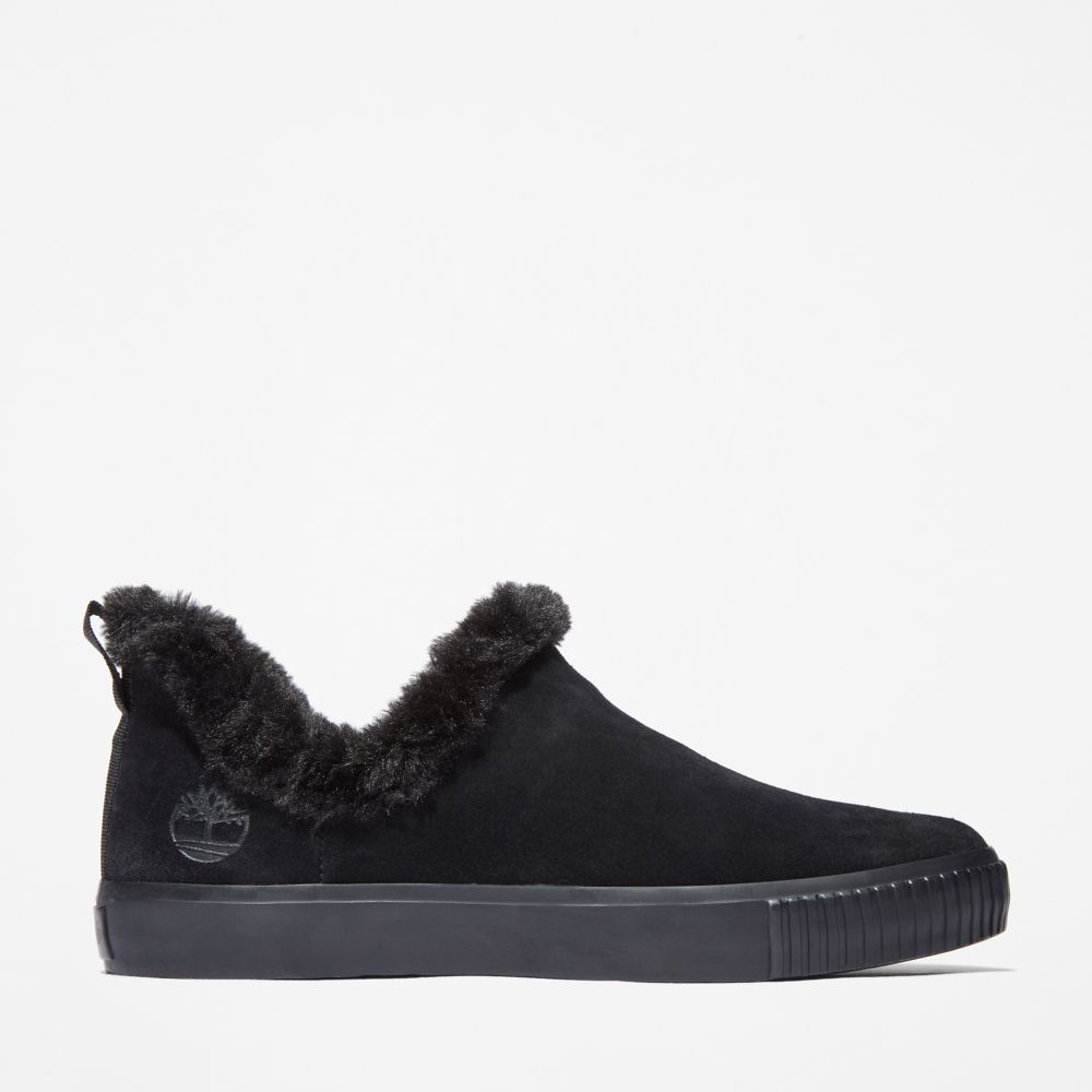 Dámské Zimní Boty Timberland Skyla Bay Warm-Podšité Slip-Ons Černé | TI05374-361