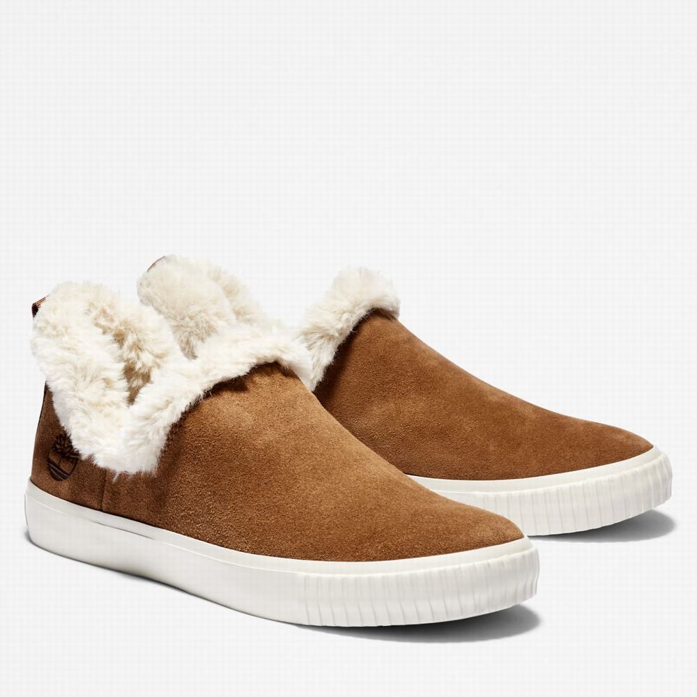 Dámské Zimní Boty Timberland Skyla Bay Warm Podšité Hnědé | TI79582-568