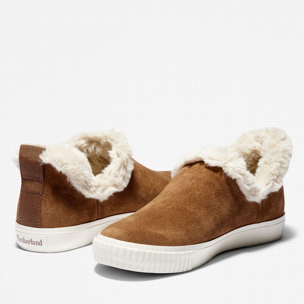 Dámské Zimní Boty Timberland Skyla Bay Warm Podšité Hnědé | TI79582-568