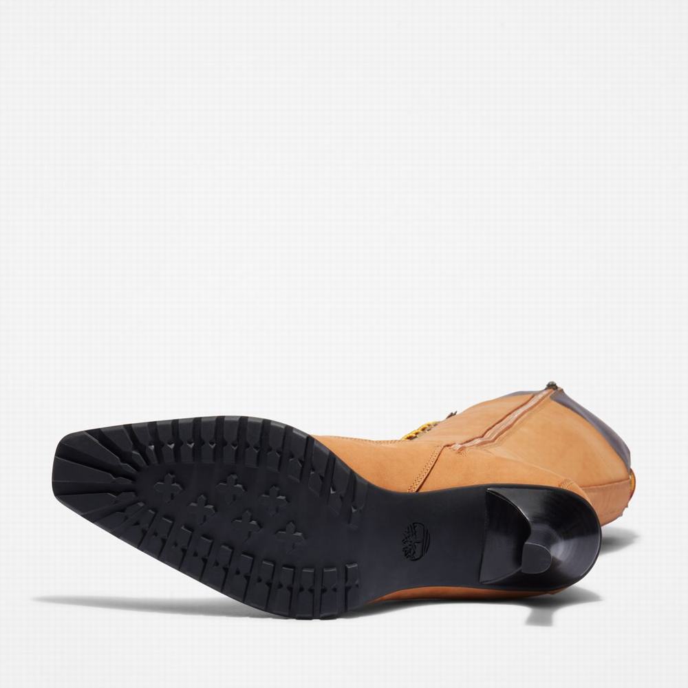 Dámské Zimní Boty Timberland Veneda Carter x Timberland Vysoké Lace Hnědé | TI63104-189