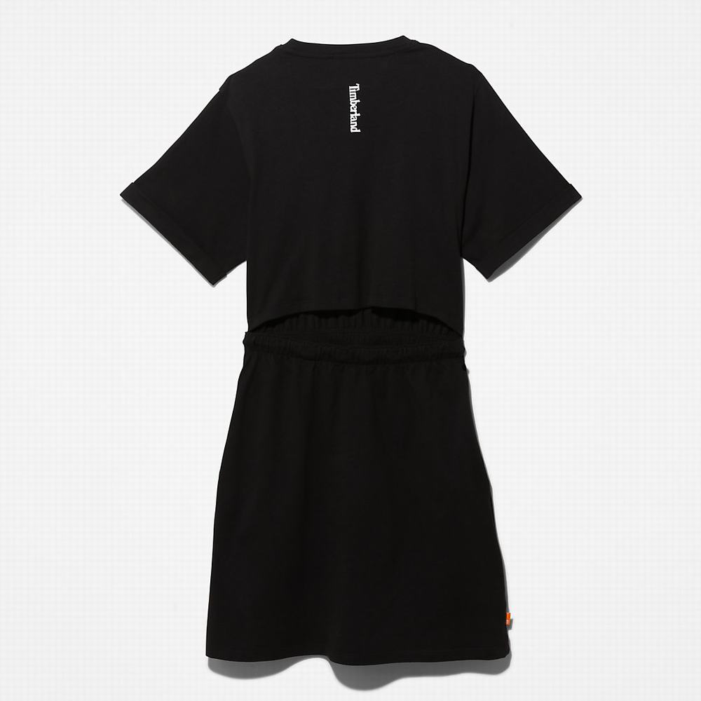 Dámské Šaty Timberland T-Shirt Šaty Černé | TI45602-091