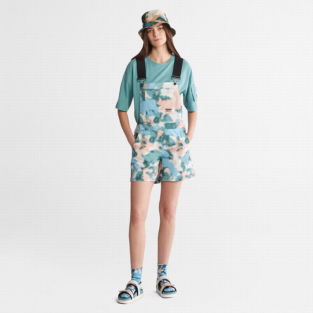 Dámské Šortky Timberland Dungaree Zelene | TI67349-364