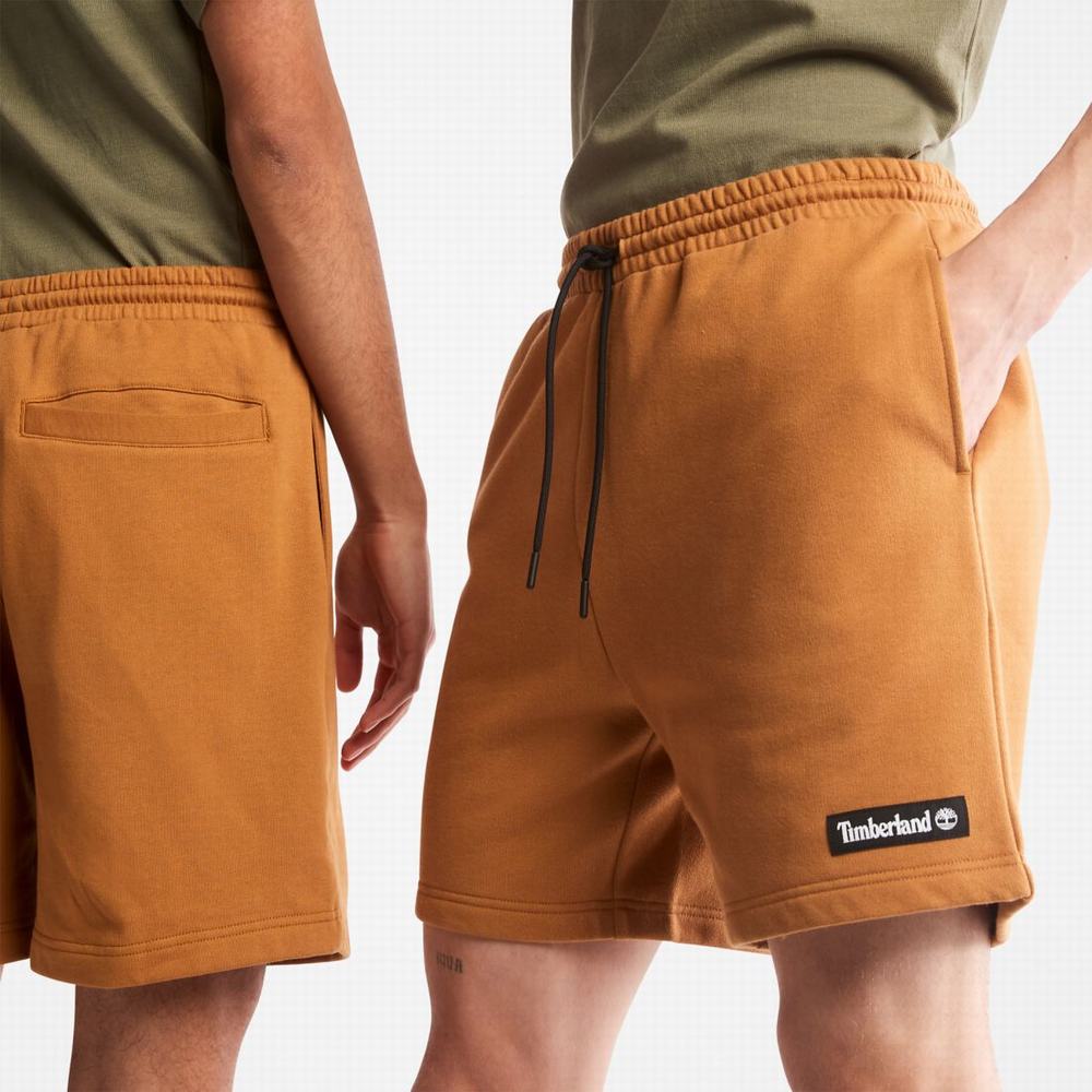 Dámské Šortky Timberland Relaxed-Fit Sweatshorts Hnědé | TI25079-974