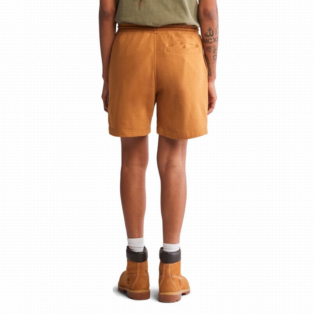 Dámské Šortky Timberland Relaxed-Fit Sweatshorts Hnědé | TI25079-974