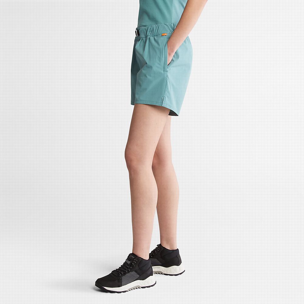 Dámské Šortky Timberland Technical Tyrkysové | TI10527-493