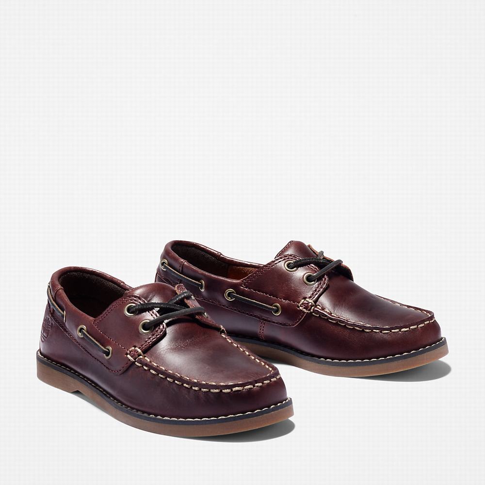 Dětské Boty Sebago Timberland Seabury Tmavě Hnědé | TI56380-539