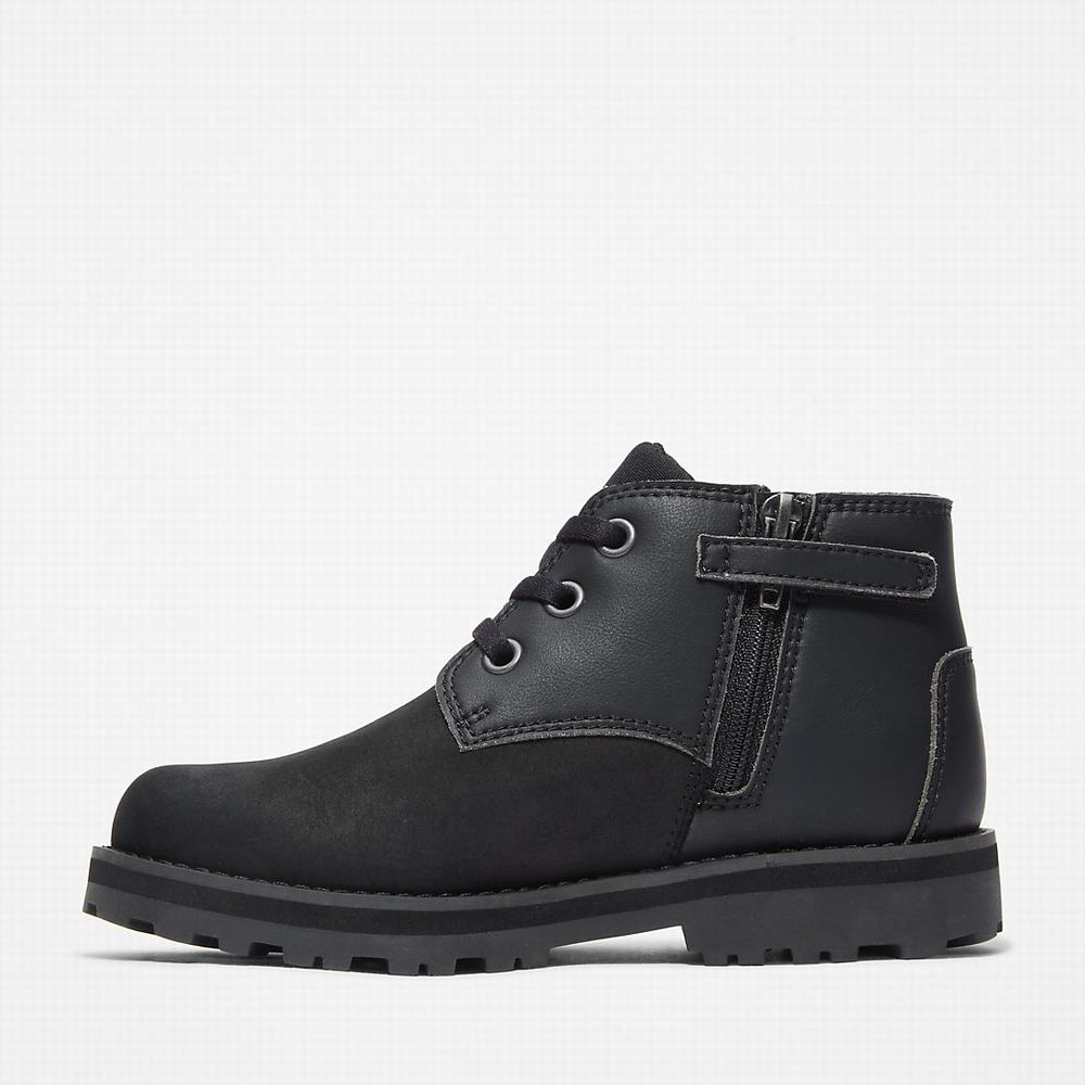 Dětské Kotníkové Boty Timberland Courma Chukka Černé | TI09135-461