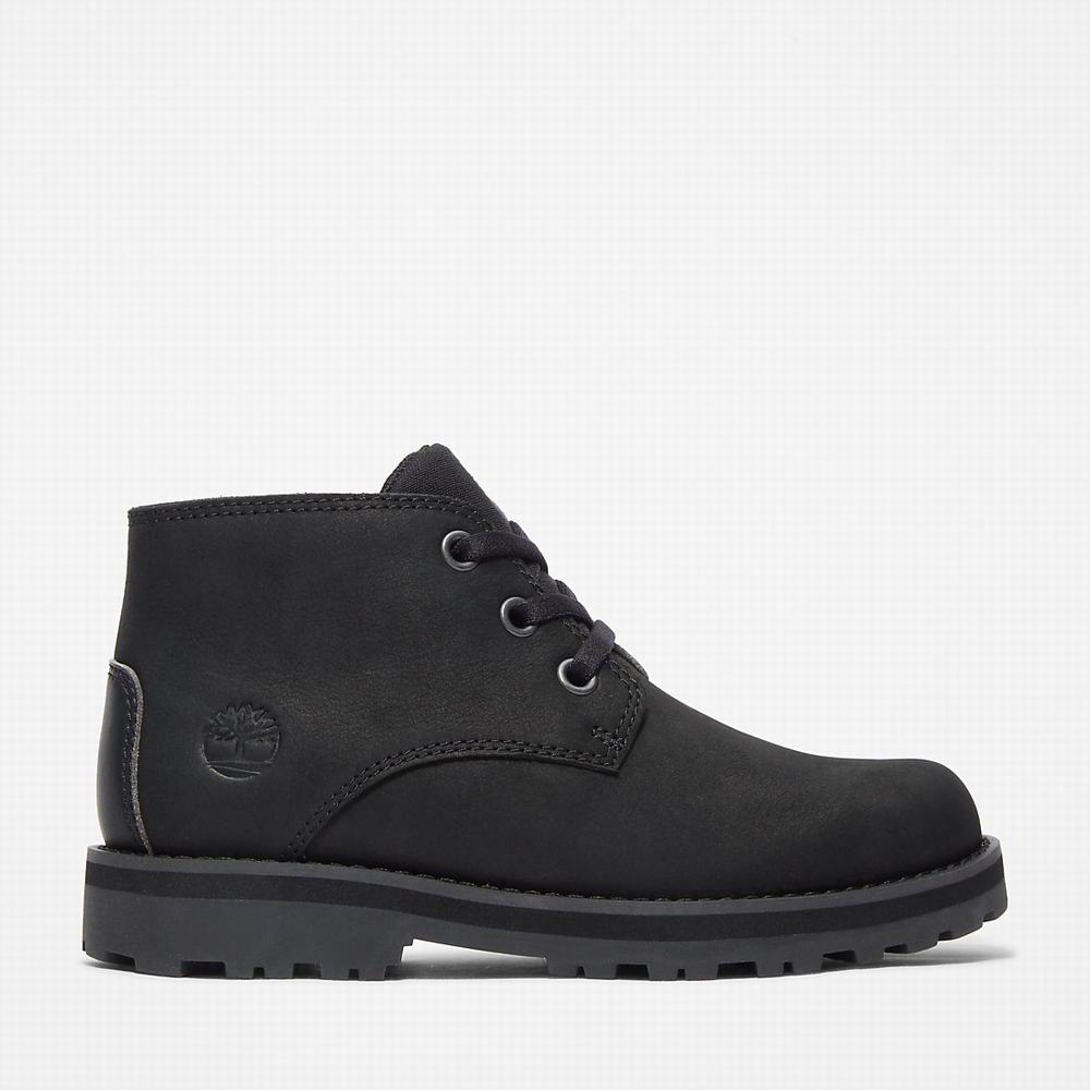 Dětské Kotníkové Boty Timberland Courma Chukka Černé | TI09135-461