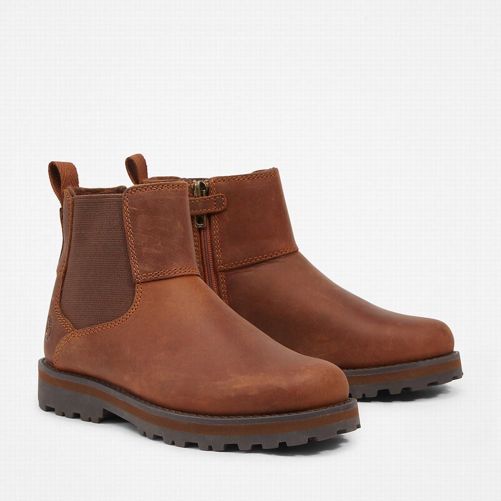 Dětské Kotníkové Boty Timberland Courma Hnědé | TI10489-390