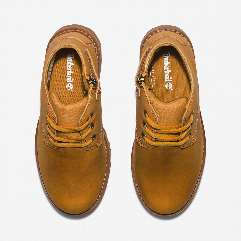 Dětské Kotníkové Boty Timberland Courma Chukka Světle Hnědé | TI54263-758