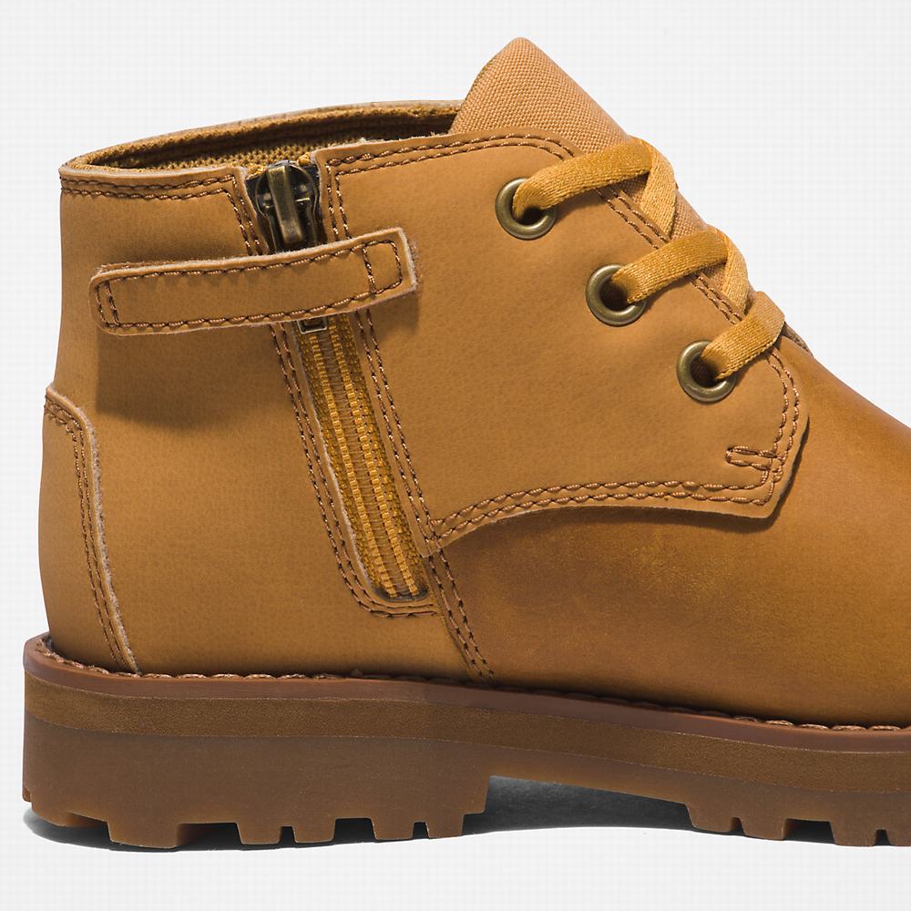 Dětské Kotníkové Boty Timberland Courma Chukka Světle Hnědé | TI54263-758