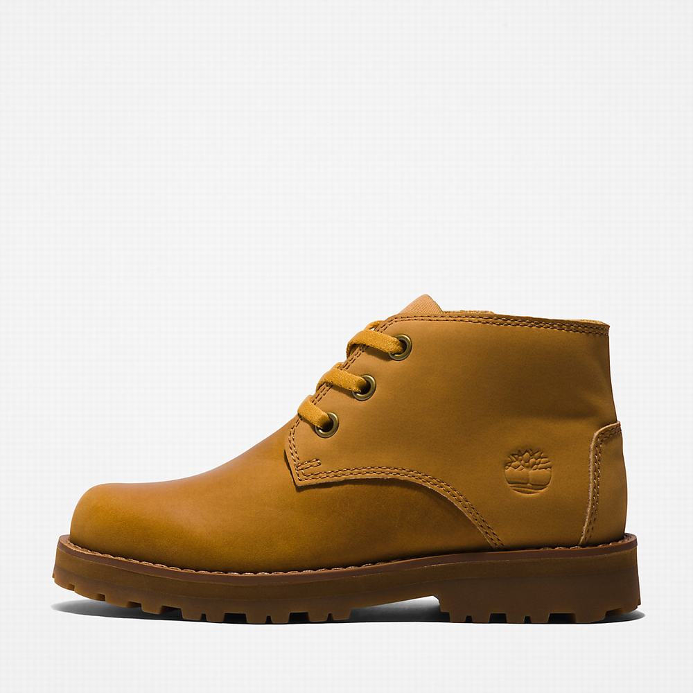 Dětské Kotníkové Boty Timberland Courma Chukka Světle Hnědé | TI54263-758