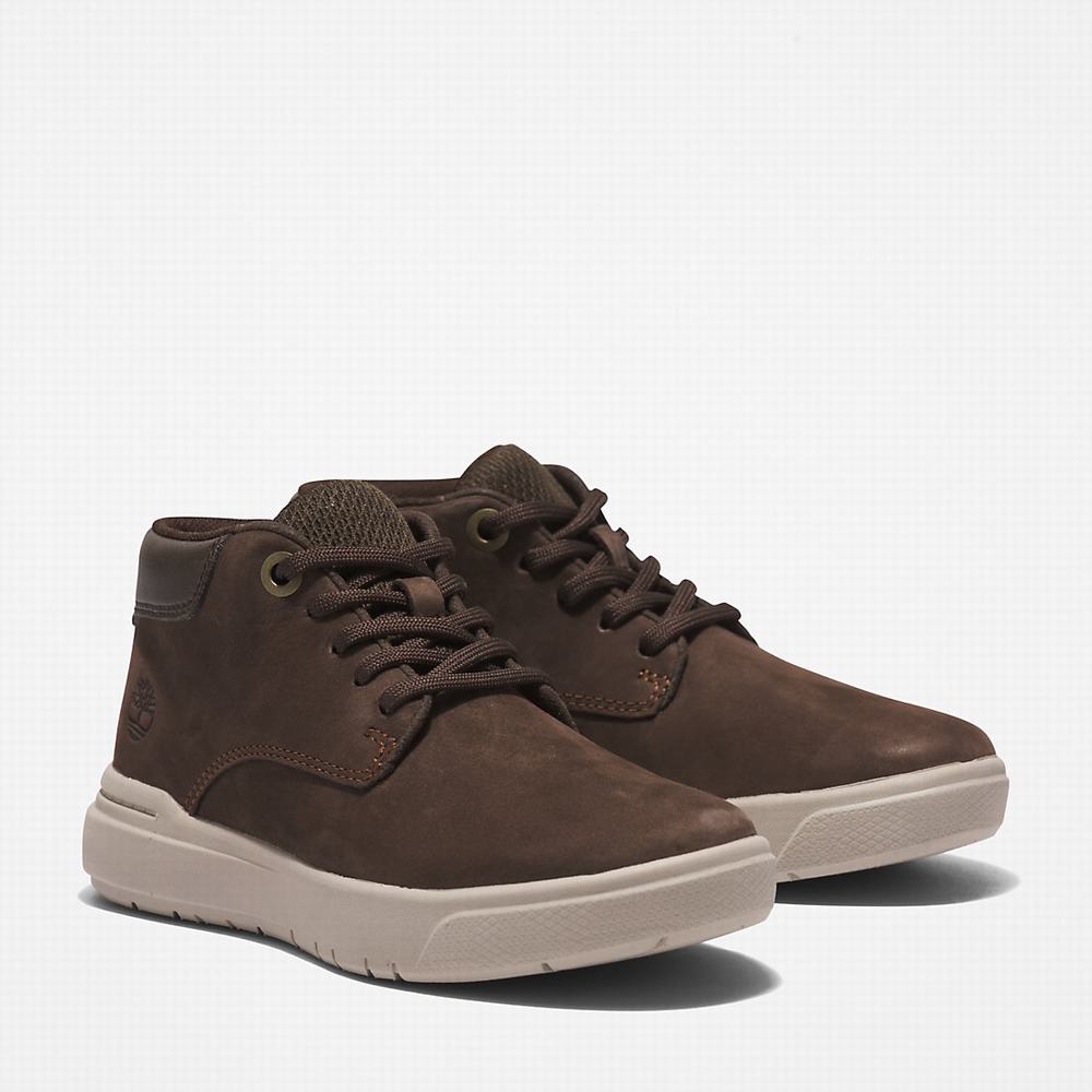 Dětské Kotníkové Boty Timberland Seneca Bay Chukka Tmavě Hnědé | TI54238-731
