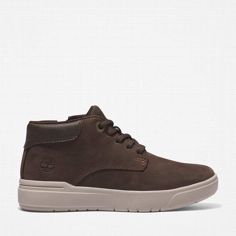 Dětské Kotníkové Boty Timberland Seneca Bay Chukka Tmavě Hnědé | TI54238-731