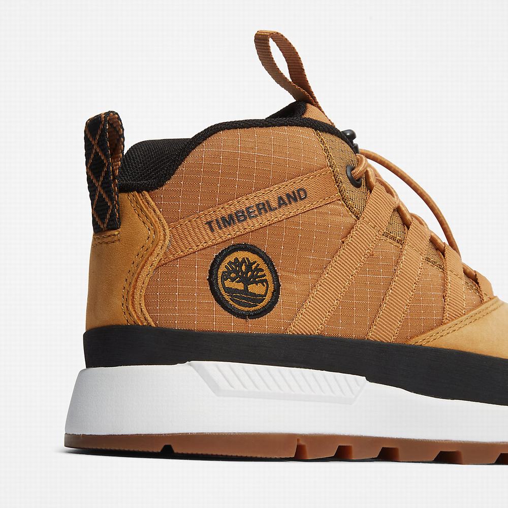 Dětské Oxford Boty Timberland Euro Trekker Super Světle Hnědé | TI05273-701
